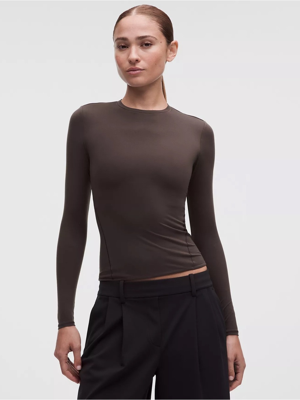 Lululemon Wundermost Ultra-Soft Nulu Crewneck Long-Sleeve Shirt